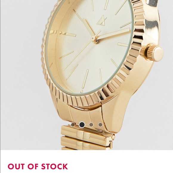 NIB Vintage Gold ASOS Design Watch - Picture 2 of 4